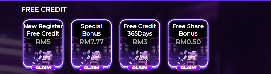 Senarai Free Credit 7era Club
